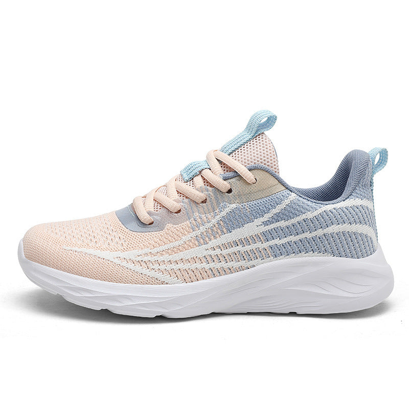 Damen Sportliche Freizeitschuhe mit atmungsaktiver Oberflächenstruktur und weicher Dämpfung R&B