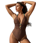 Damen Einteiliger Badeanzug R&B