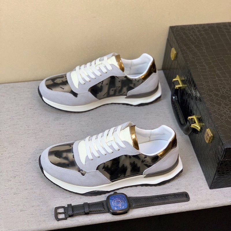 Damen Sportliche Sneakers mit robuster Wildleder-Oberfläche und modernen Designelementen R&B