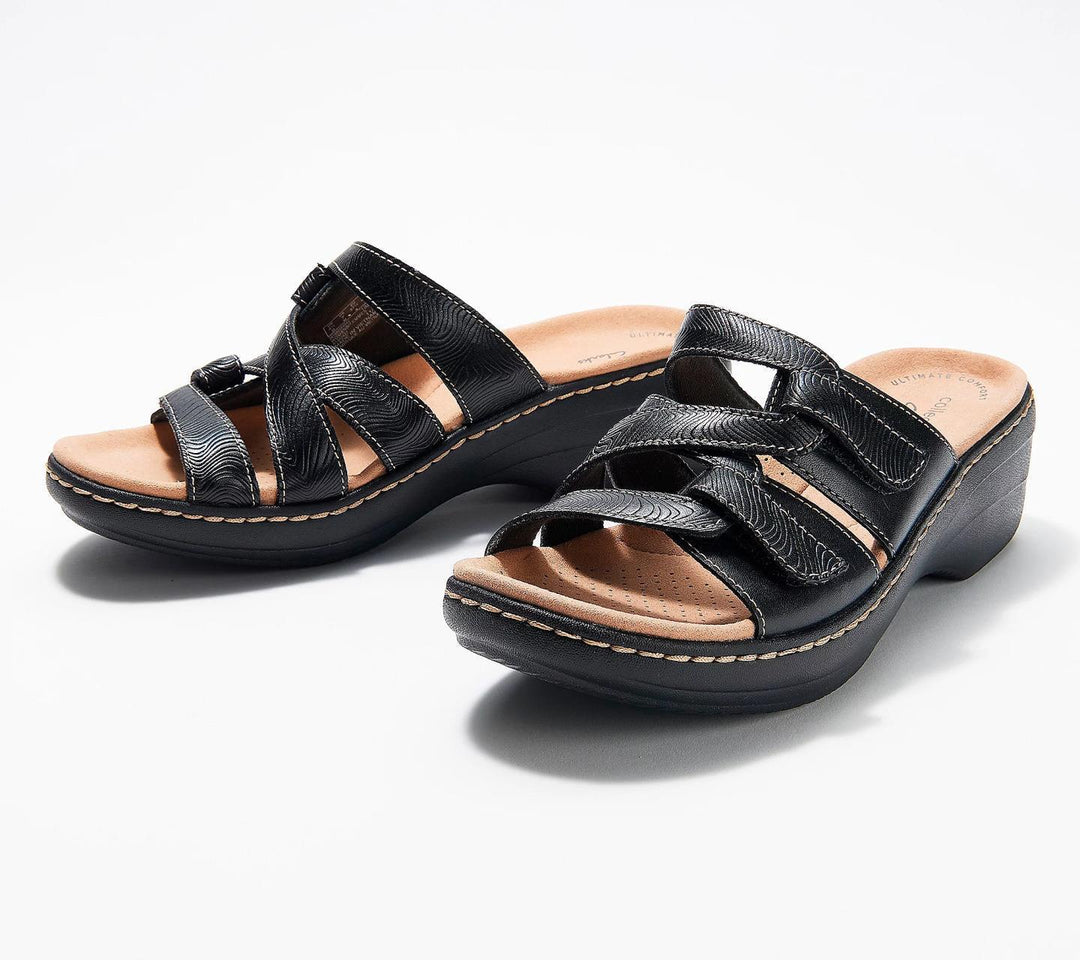 Damen Komfortable Clogs mit anatomischem Fußbett und modischem Riemendesign R&B