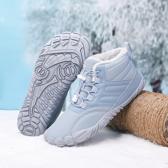 Damen Winterstiefel mit rutschfester Sohle und isoliertem Innenfutter R&B