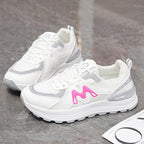 Damen Lauf- und Freizeitschuhe mit atmungsaktiver Mesh-Oberfläche und dämpfender Sohle R&B