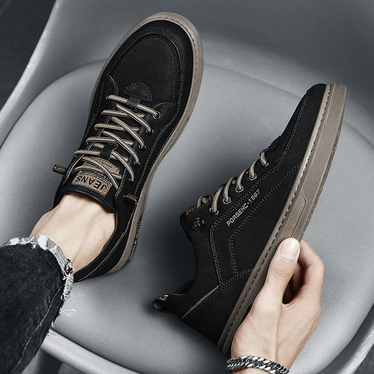 Damen lässige Freizeitschuhe aus hochwertigem Leder R&B