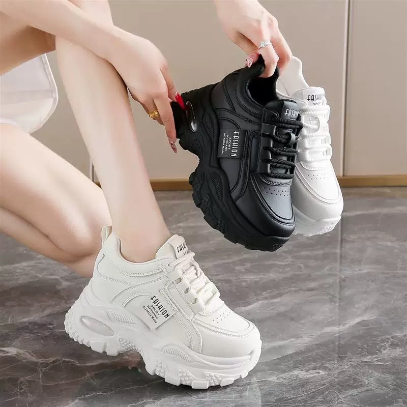 Damen Sportliche Chunky Sneakers mit gehobenem Komfort und trendiger Profilsohle R&B