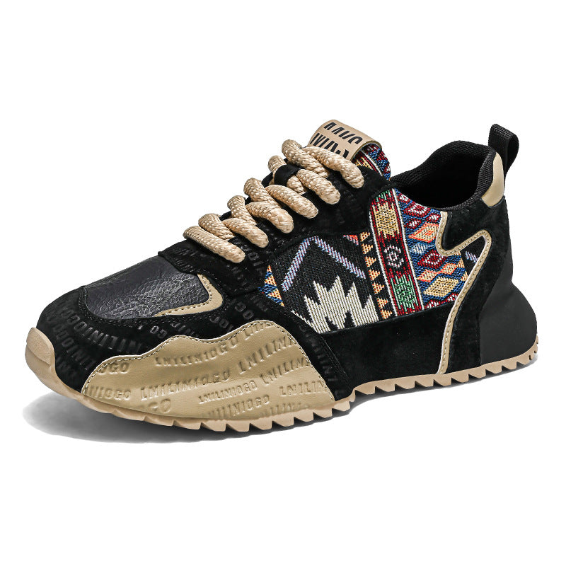 Damen Sportliche Sneaker mit ethnischem Muster und rutschfester Sohle R&B