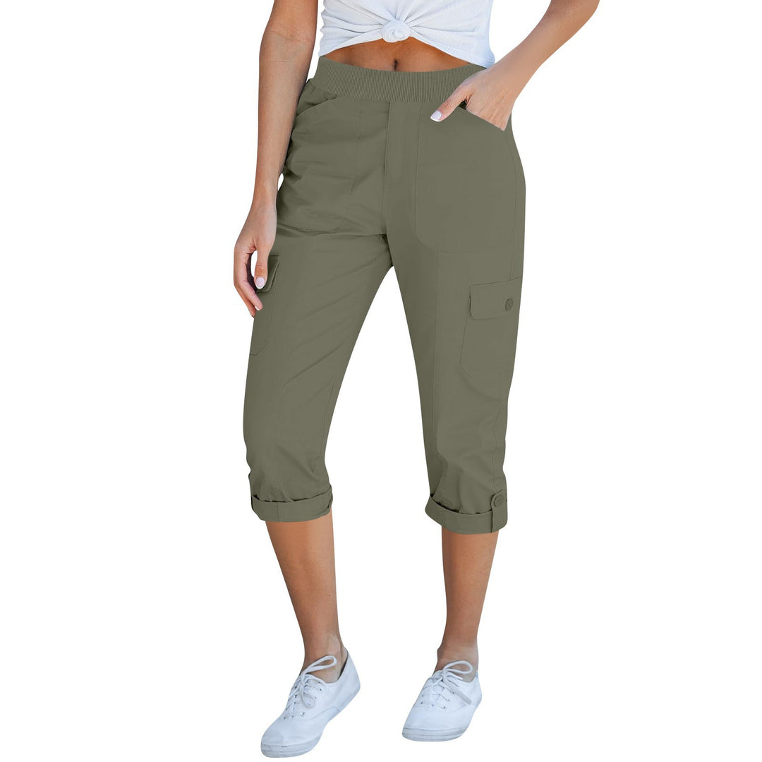Damen Cargo-Hosen mit elastischem Bund und praktischen Taschen R&B