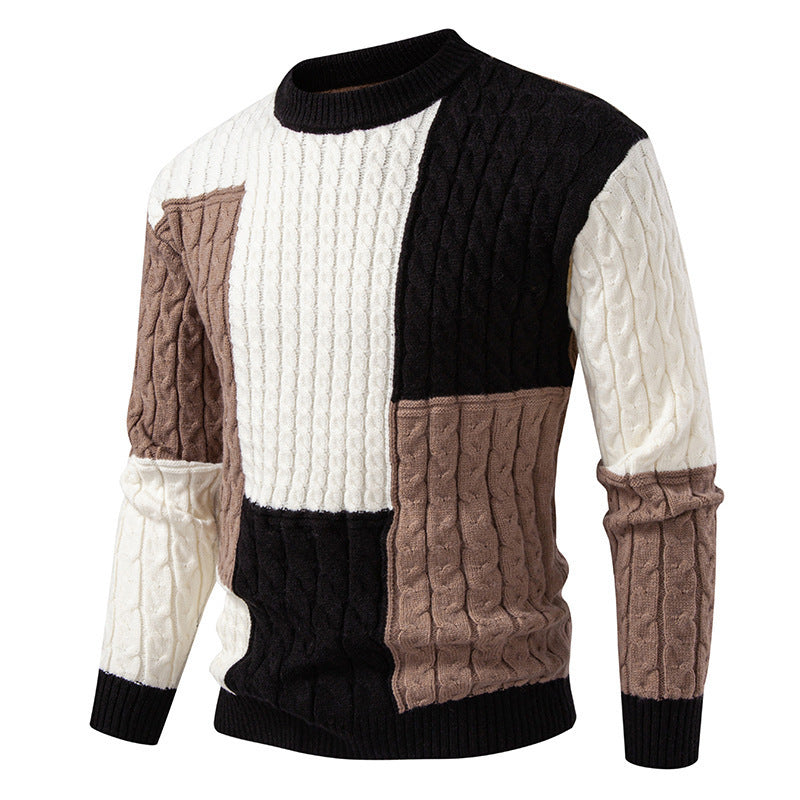Herren modischer Strickpullover mit einzigartigem Muster und hohem Tragekomfort R&B