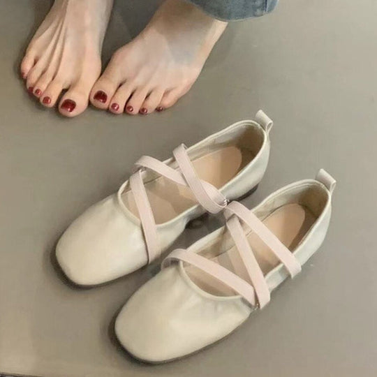 Damen Ballerinas mit modernem Riemchendesign und komfortabler Sohle R&B