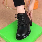 Damen Modische Stiefeletten mit klassischem Schnürdesign