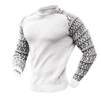 Herren Strickpullover mit grafischem Muster R&B