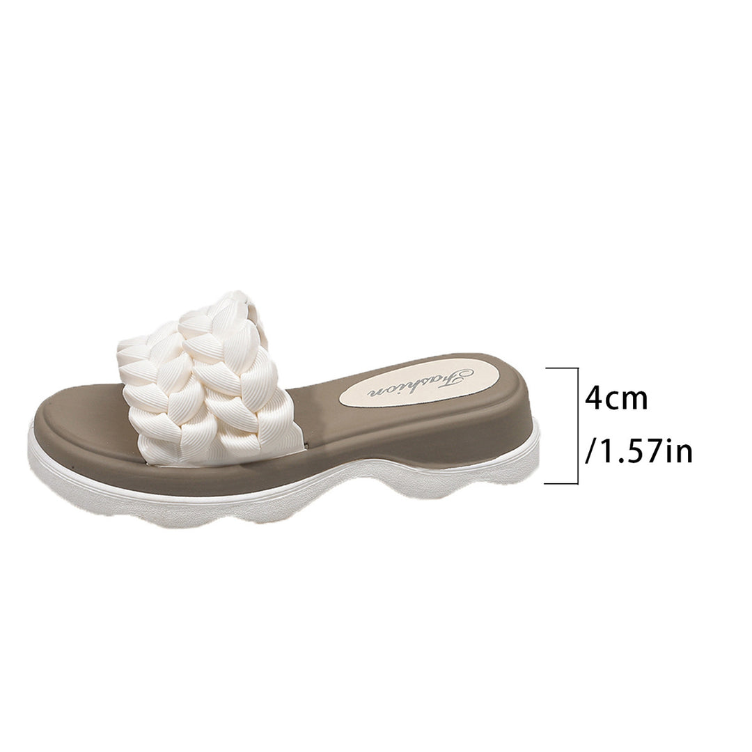 Damen Trendige Badesandalen mit kunstvollem Flecht-Design R&B