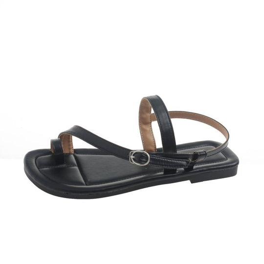 Damen Riemensandalen mit elegantem Schnallenverschluss R&B