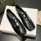 Damen elegante Ballerinas mit modischem Riemchen R&B