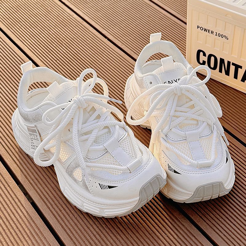 Damen Sportliche Sneakers mit atmungsaktivem Mesh-Obermaterial und rutschfester Sohle R&B