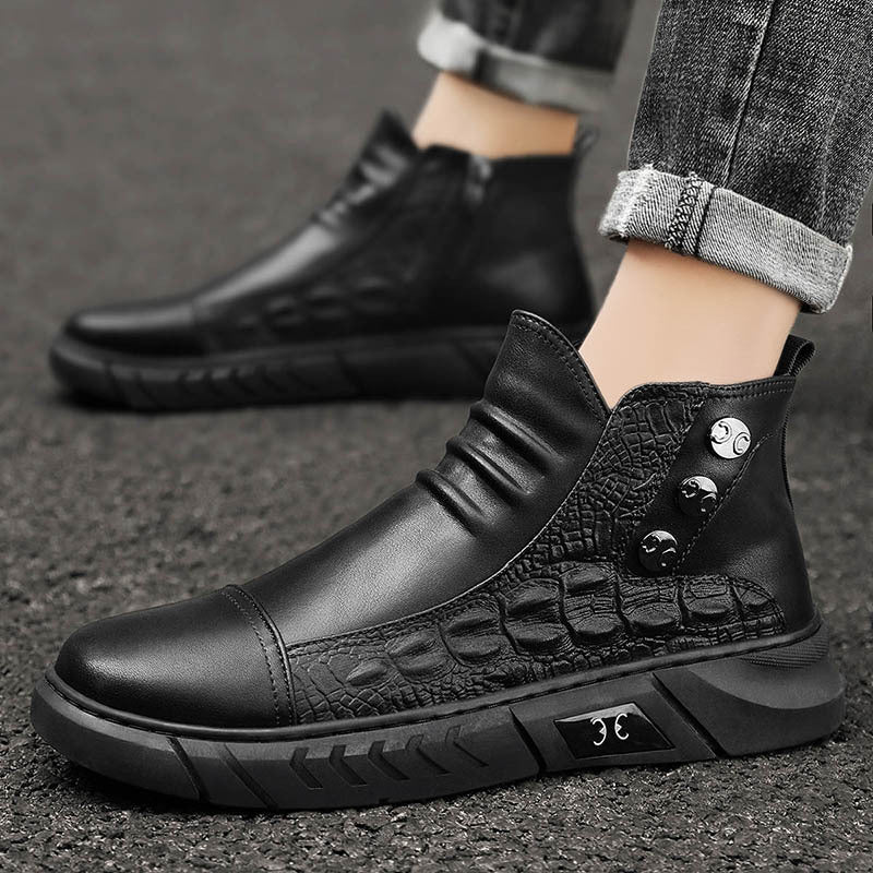 Damen modische Stiefeletten mit rutschfester Sohle R&B