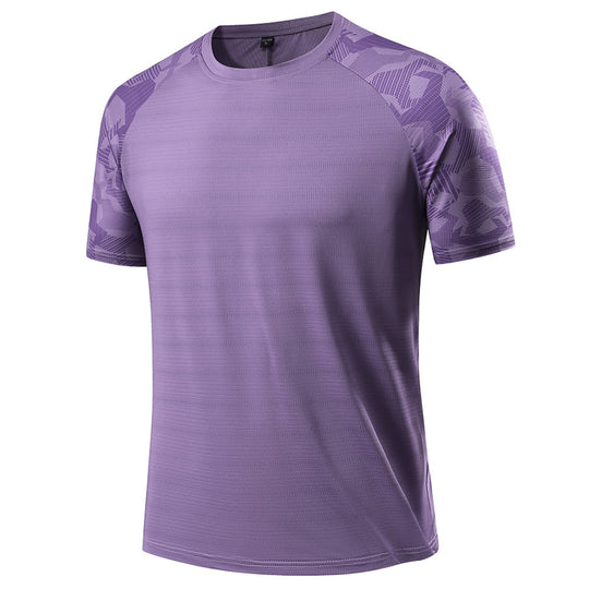 Herren nan atmungsaktives Funktionsshirt mit Raglanärmeln und Tarnmuster R&B
