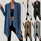 Damen Lässige Strickjacke mit modernem Waffelmuster R&B