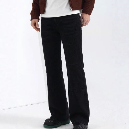Herren lässige Bootcut Jeans mit modernen Waschungen R&B