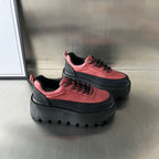 Damen Chunky Sneakers mit stablem Plateau und rutschfester Sohle R&B
