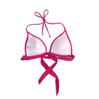 Damen Triangel-Bikini mit elegantem Wickeldetail