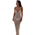Damen eleganter Häkel-Strandwidder R&B