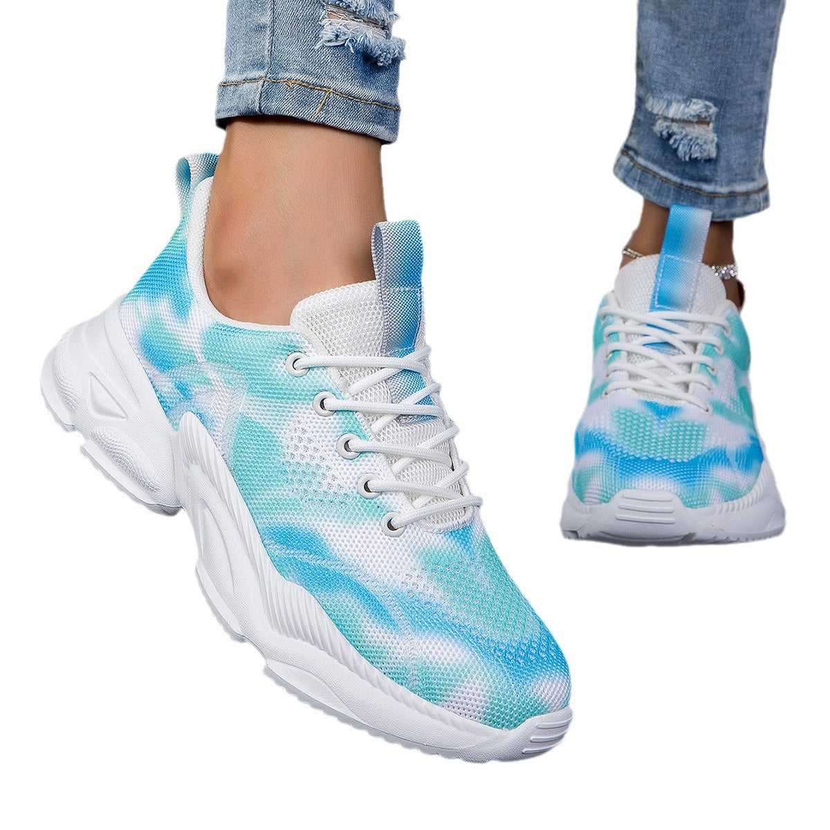 Damen Sportliche und atmungsaktive Sneakers mit innovativem Dämpfungssystem