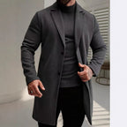 Herren eleganter Wollmantel R&B