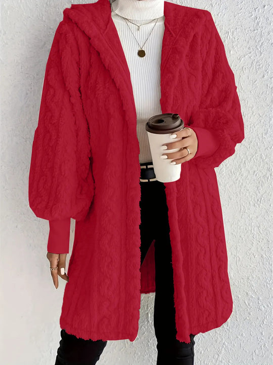 Damen Kapuzenjacke aus luxuriösem Fleece R&B