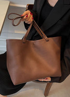 R&B | Geräumige Damen Schultertasche Aus Weichem Leder