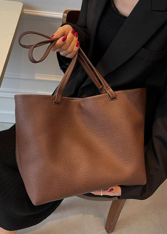 R&B | Geräumige Damen Schultertasche Aus Weichem Leder