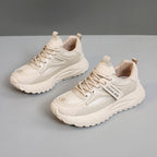 Damen Sportliche Sneakers mit dämpfender Sohle und atmungsaktiver Obermaterialstruktur R&B