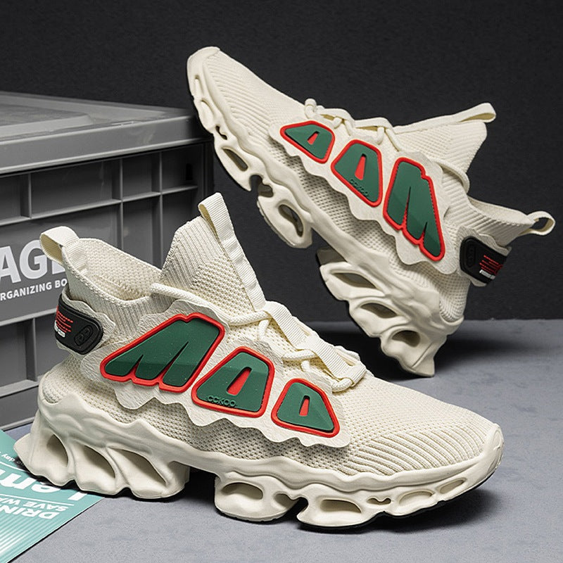 Damen Sportliche High-Performance Sneakers mit atmungsaktiver Oberflächenstruktur R&B