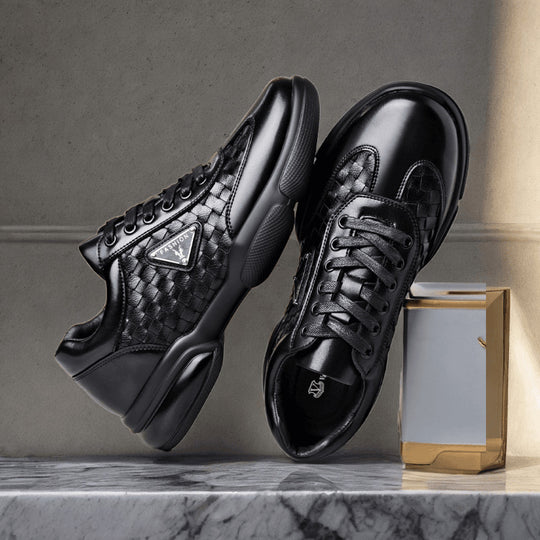 Damen Freizeit Sneakers mit hochwertiger Lederoptik und innovativem atmungsaktivem Design R&B