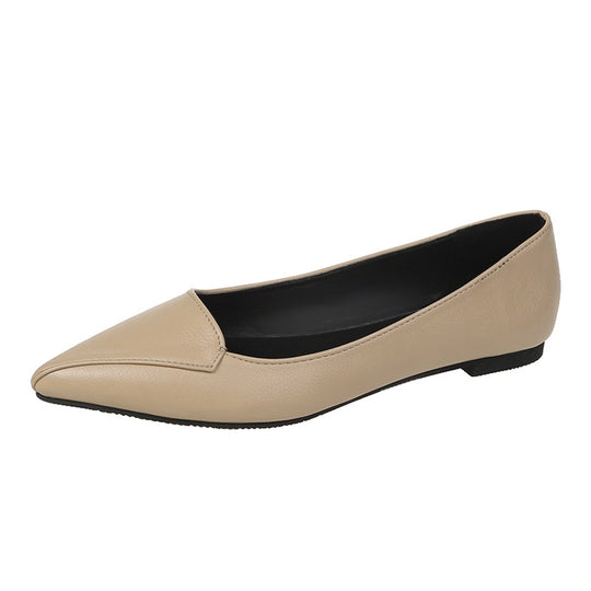Damen spitze Ballerinas aus hochwertigem Leder R&B