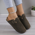 Damen Komfortable Clogs mit verstellbarem Riemen R&B