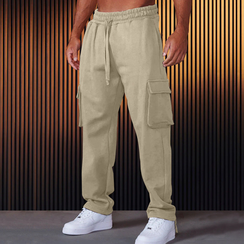 Herren Cargo-Jogginghose mit verstellbarem Bund und praktischen Seitentaschen R&B