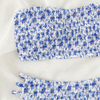 Damen Bandeau-Bikini mit raffinierten Rüschendetails R&B