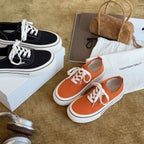 Damen Casual Sneakers im Vintage-Stil mit robustem Gummiboden und atmungsaktivem Canvas-Obermaterial R&B