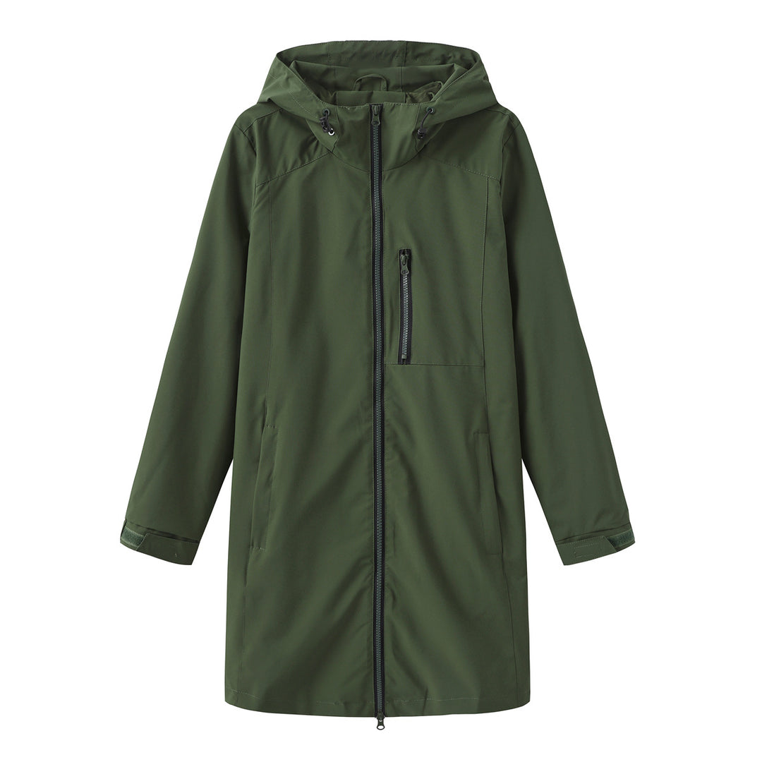 Damen Funktionsjacke mit verstellbarem Kapuzenkragen R&B