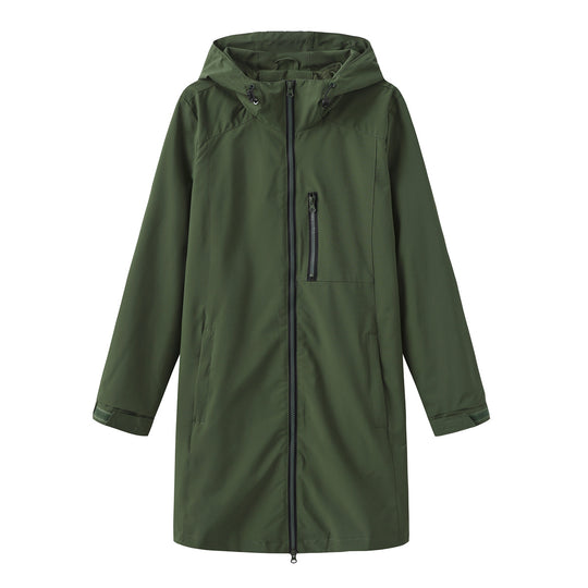 Damen Funktionsjacke mit verstellbarem Kapuzenkragen R&B