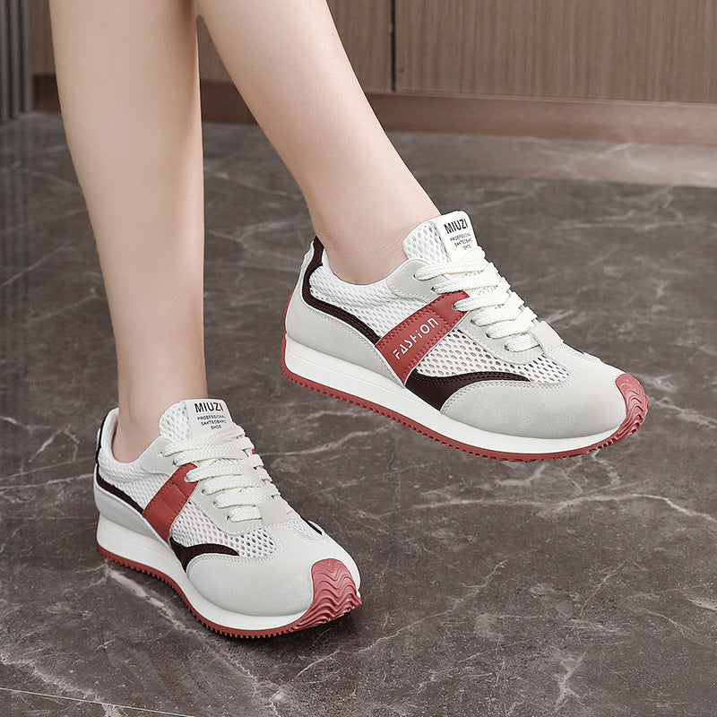 Damen Sportliche Sneakers mit atmungsaktivem Obermaterial und dämpfender Sohle R&B