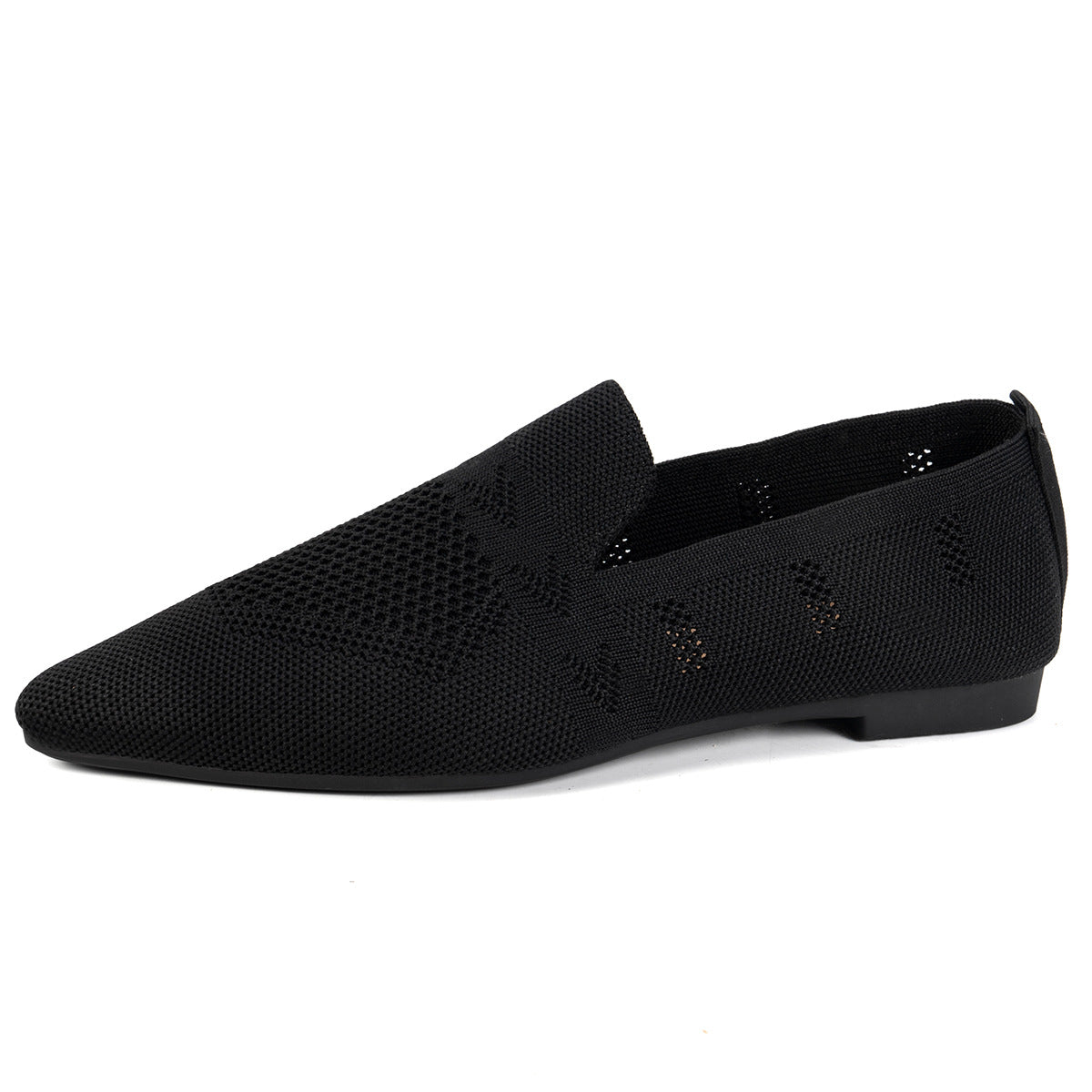 Damen Ballerinas mit kreativem Hahnentrittmuster und flexiblem Fußbett R&B