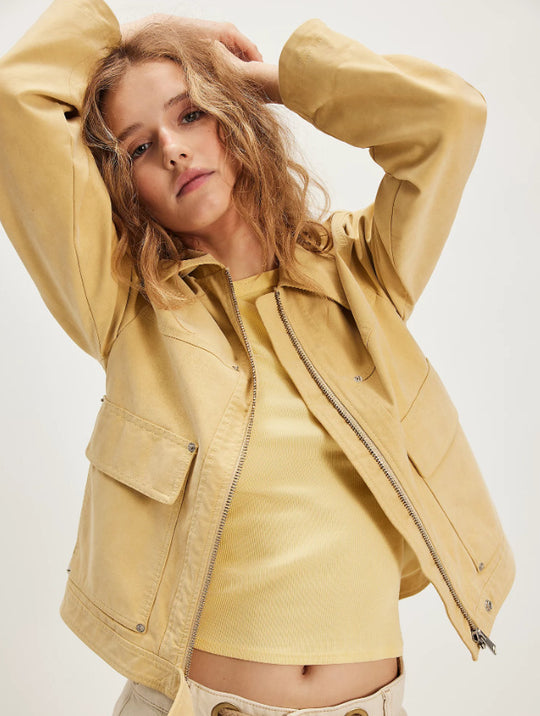 Damen Leichte Utility-Jacke R&B