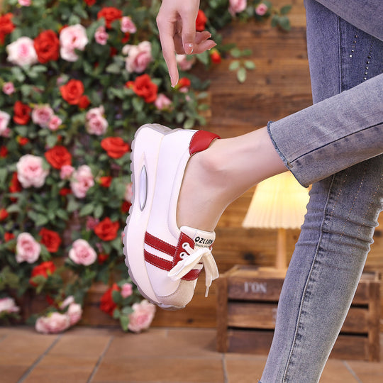 Damen Komfortable Sneakers im modischen Mix aus Textil R&B