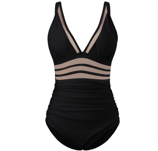 Damen eleganter Badeanzug mit verführerischen Cut-Out-Details R&B