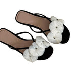 Damen Pantoletten mit floralen Akzenten und modischem Design R&B