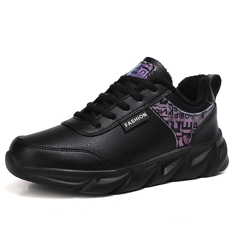 Damen nan urbaner voluminöser Sneaker mit weichem Kunstfellfutter, gepolstertem Einstieg und markanter Profilsohle R&B