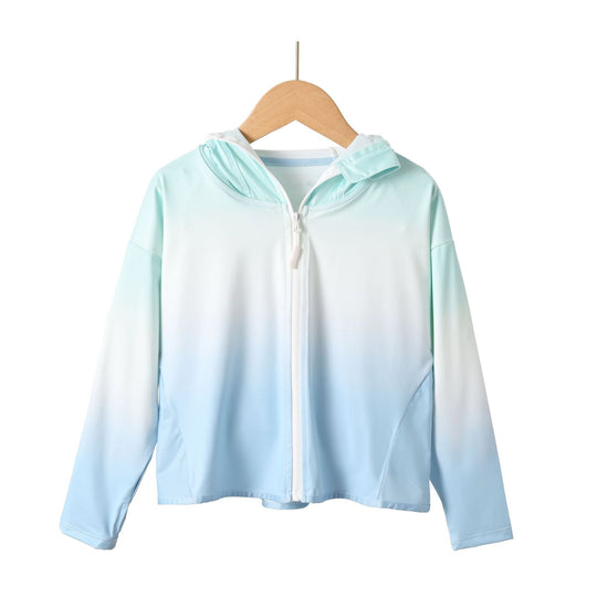 Damen Sportliche UV-Schutzjacke mit Kapuze R&B
