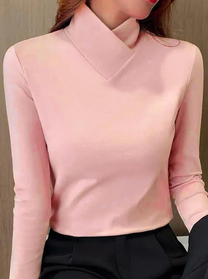 R&B | Eleganter Rollkragenpullover Mit Hohem Kragen