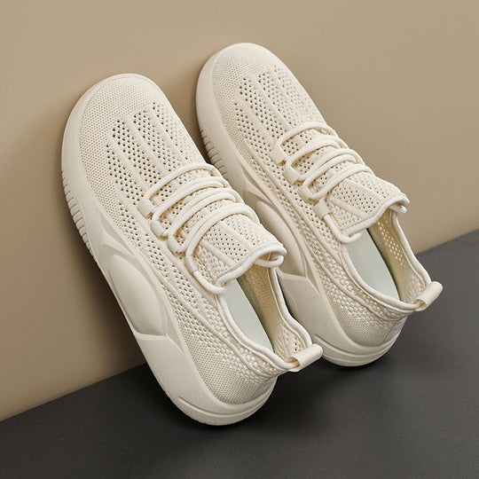 Damen Sportliche Sneakers mit atmungsaktiver Mesh-Oberfläche und dämpfendem Sohlenprofil R&B